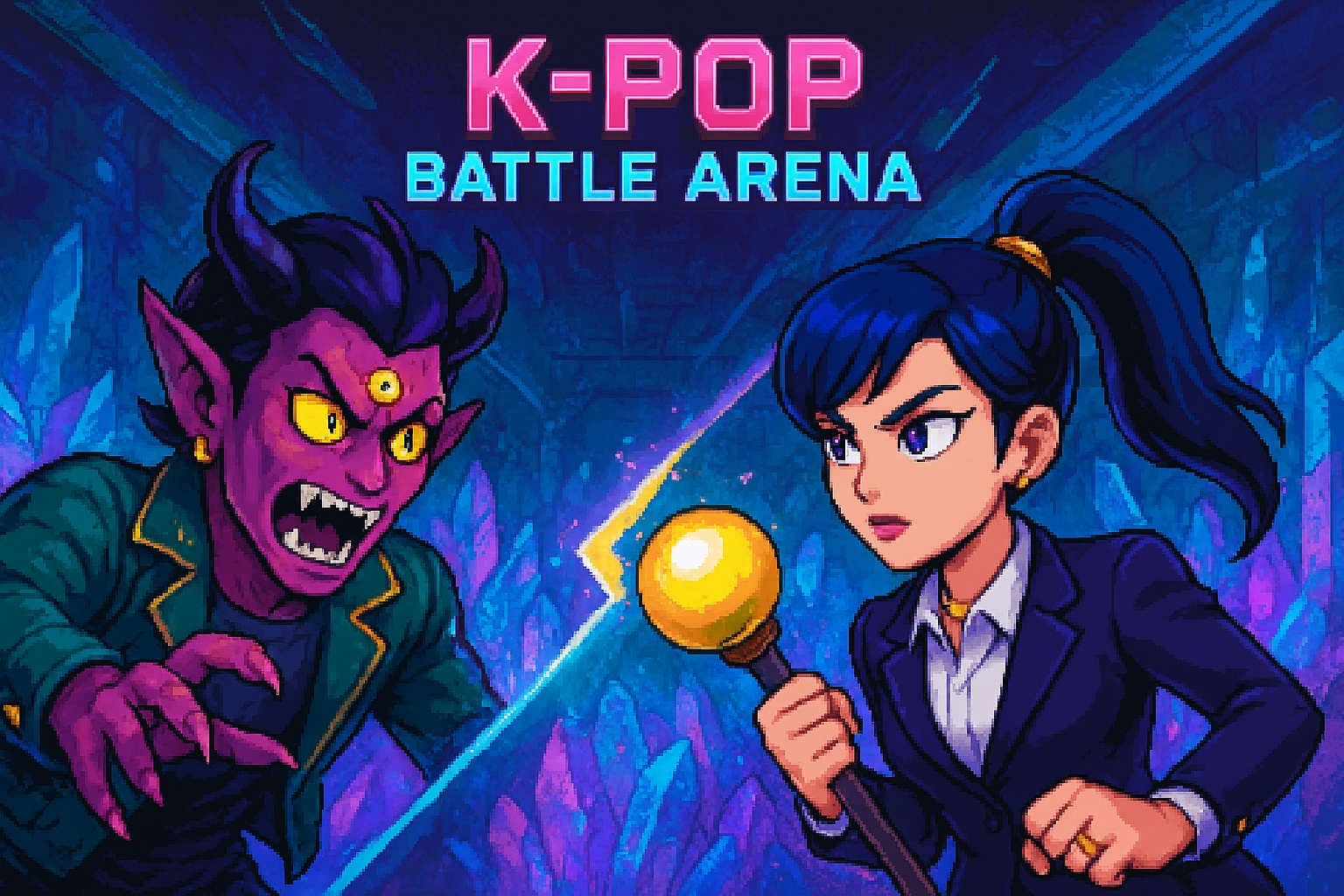 K-Pop Battle Arena Landscape Icon